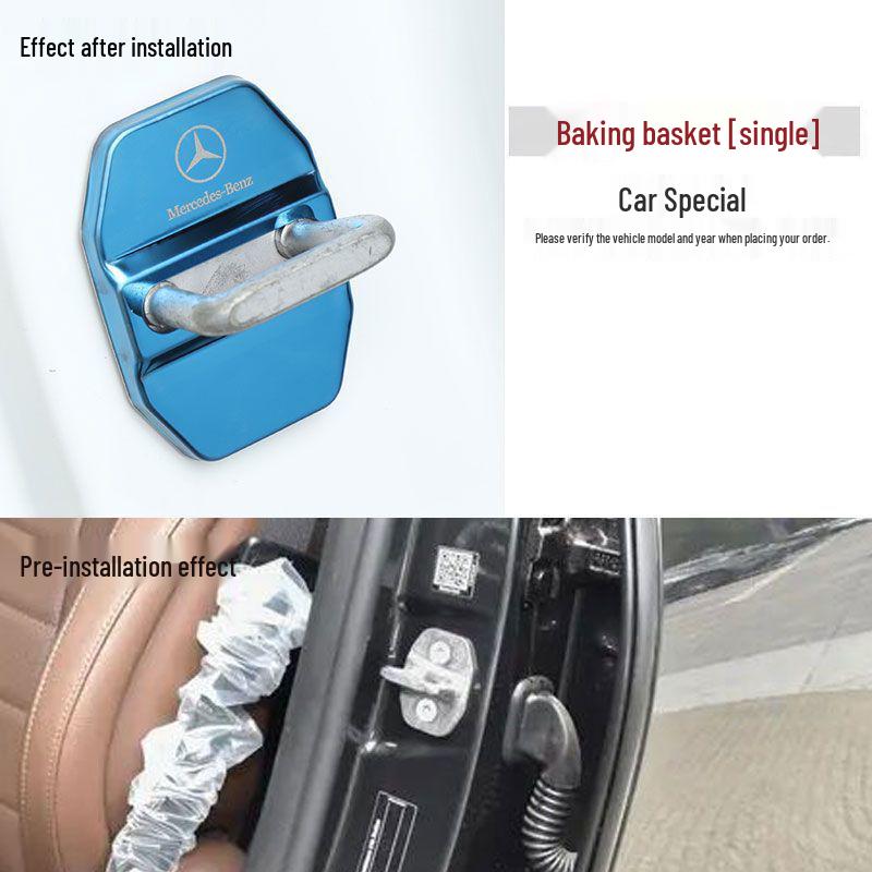 Pokrywa zamka drzwi ze stali nierdzewnej do Mercedes B/C/E/S/GLA/GLC/GLE