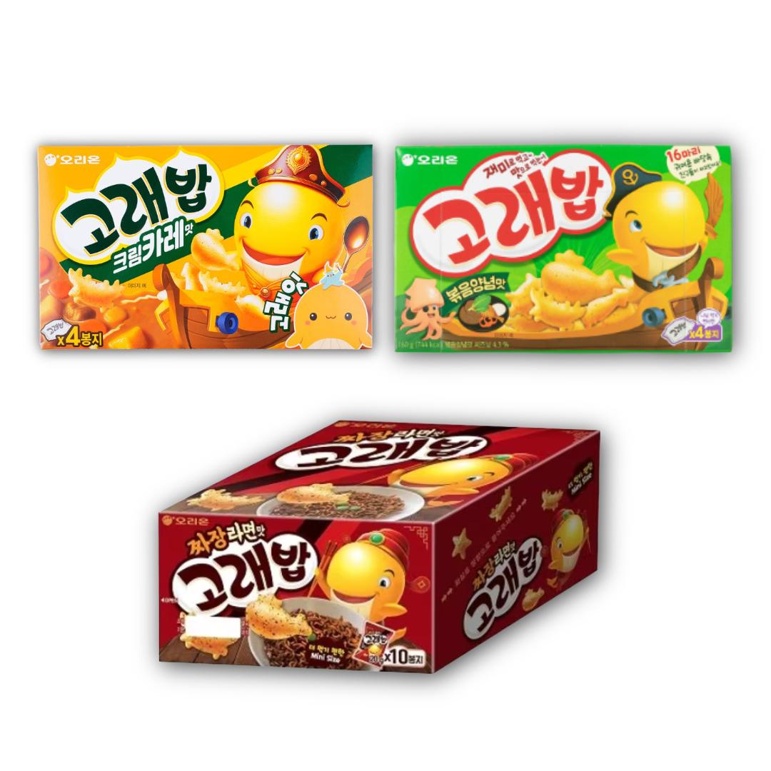 

Orion Whale bap Корейский вкус стир-фрай, Вкус чачжан рамена, Вкус сливочного карри, Вкус острого соуса (17 вариантов) fried Sauce+Jjajang+Curry