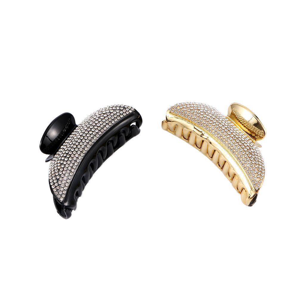 Fashion Women Hairpin Hair Clips Headwear Large Full Crystals Rhinestones Hair Claw Hair Clamp