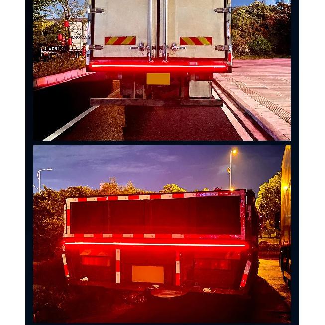 24V LED LKW Heckklappenlichtleiste Hintere Rücklichtleiste Wasserdicht Dynamisch Zusätzliche Rückfahr-Brems-Blink-Folge-Warnleuchten