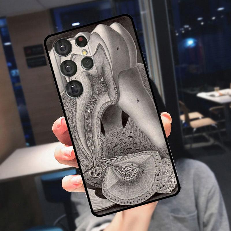 

Чехол с анатомией человеческого зуба для Samsung Galaxy S24 Ultra S25 S22 S23 Plus S20 S21 FE S9 S10 S23 FE Galaxy S9