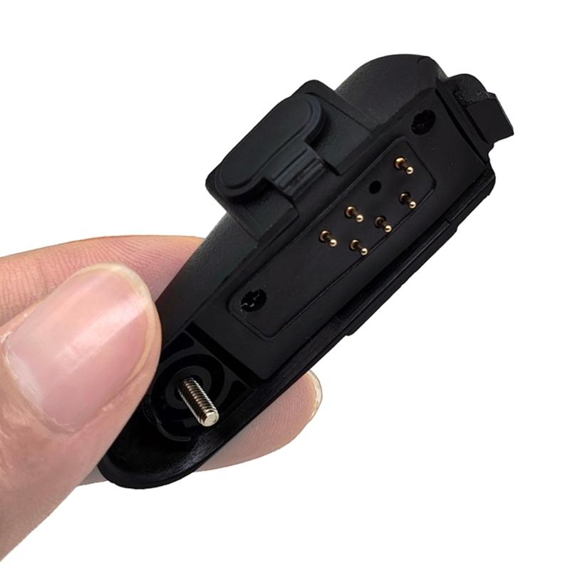 Two Way Radio Repair Part Adapter for 9700 7pin To 2pin Headset Converter Earphone Adapter Replacement Accessories
