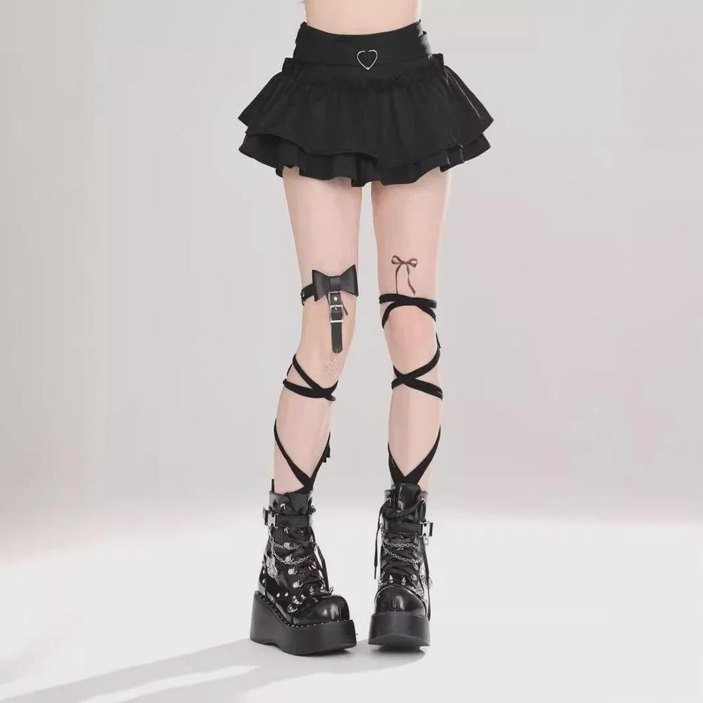 Women's Pink A-Line Pleated Puffy Cake Skirt - Summer 2024 Slim Fit Short Skirt