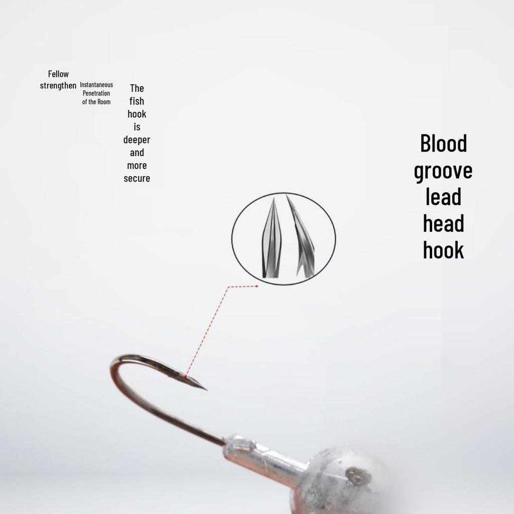 Ultraleichter Micro-Lure Bleikopfhaken: Künstköder für das Angeln auf Barsch, Zander und Mandarin-Fisch.