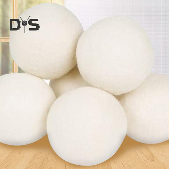 3/5Pcs Wool Dryer Balls Reusable Wool Dryer Balls Fabric Softener Laundry Kit Home Washing Reduces Wrinkles Laundry Accessories