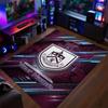 Crystal Velvet Rug Burnley Football Print Custom Name Text Floor Mat Home Decor