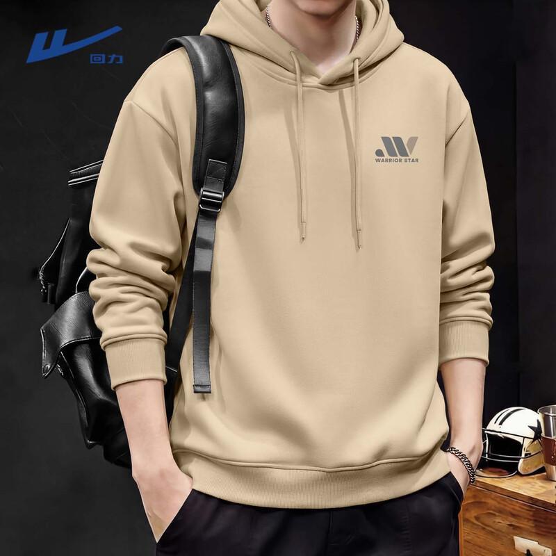 Warrior Men's American-Style Heavyweight Hooded Pullover Sweatshirt