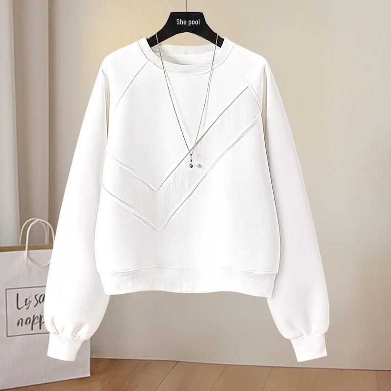 

She Chi Women s Patchwork Raglan Sweatshirt S