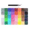 40 Colors Bedazzling Rhinestones 32000 Pieces 3mm Jelly Rhinestones Kit Nail Gems Art Decoration for  DIY Jewelry Crafts Shoes