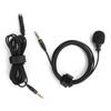 Professional Lavalier Microphone   Collar Clip Mic 3.5mm 2M   Cable Live Recording