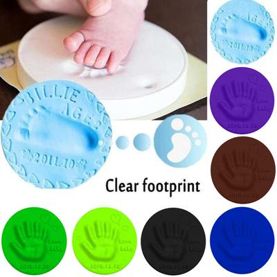 Baby Hand Foot Inkpad Ultra Light Stereo Care Secagem Soft Baby Imprint