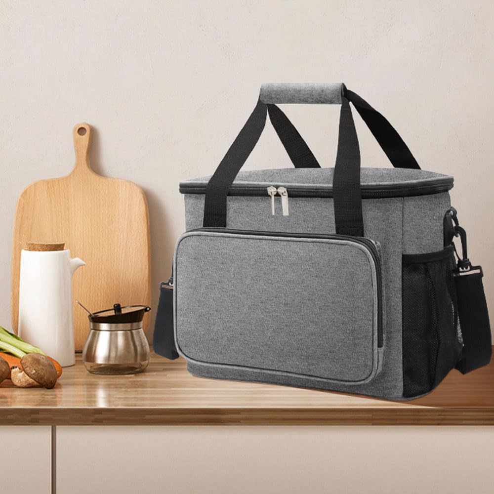 30L Izolovaný chladicí box s velkou kapacitou, Měkký chladicí box s vynikající chladicí silou, Skládací, Ideální pro pikniky, kempování, večírky a rybaření