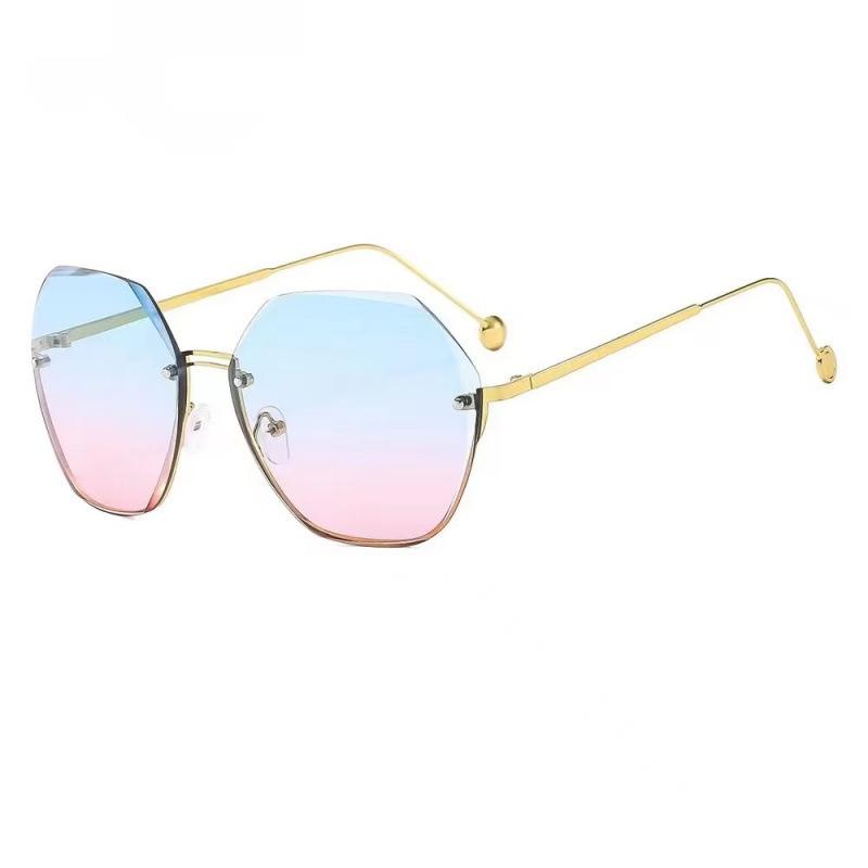 Trendy Frameless UV Protection Women s Sunglasses - European  American Style