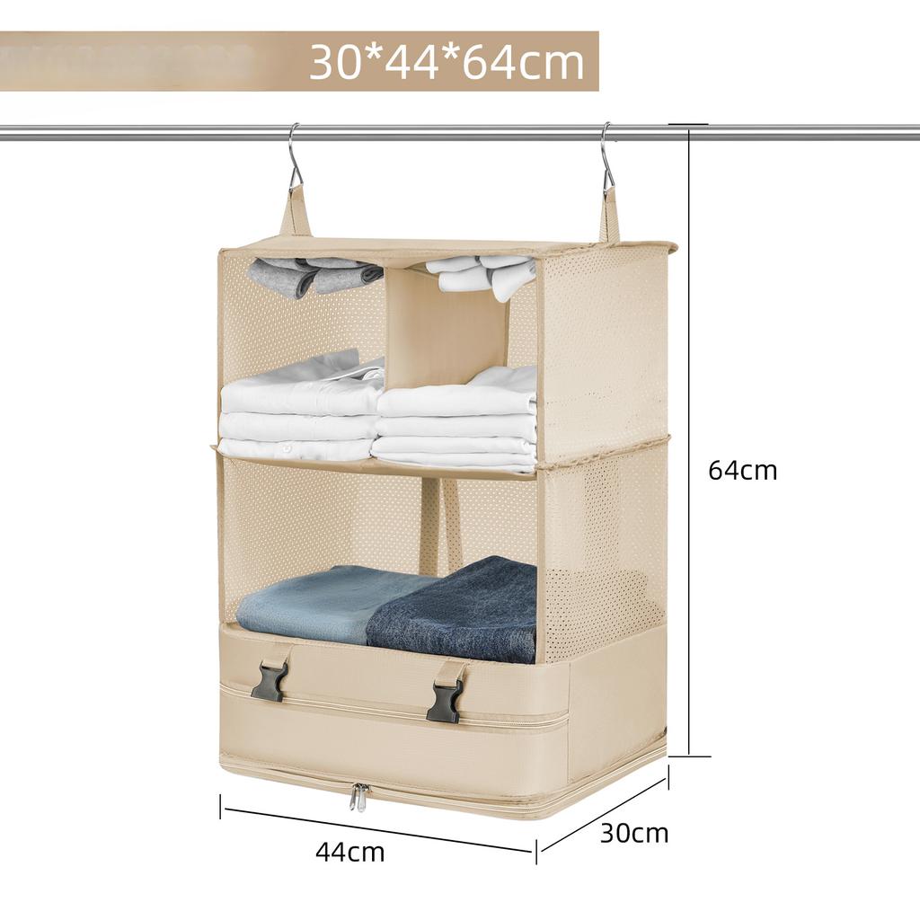 Foldable Travel Storage Bags Hanging Luggage Organizer Multifunctional Storage Bag Travel Clothes Storage Organizer
