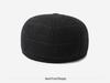Stylish Duckbill Cap for Middle-Aged and Elderly Men - Warm, Velvet-Lined, Casual Hat for Autumn and Winter Outdoors.