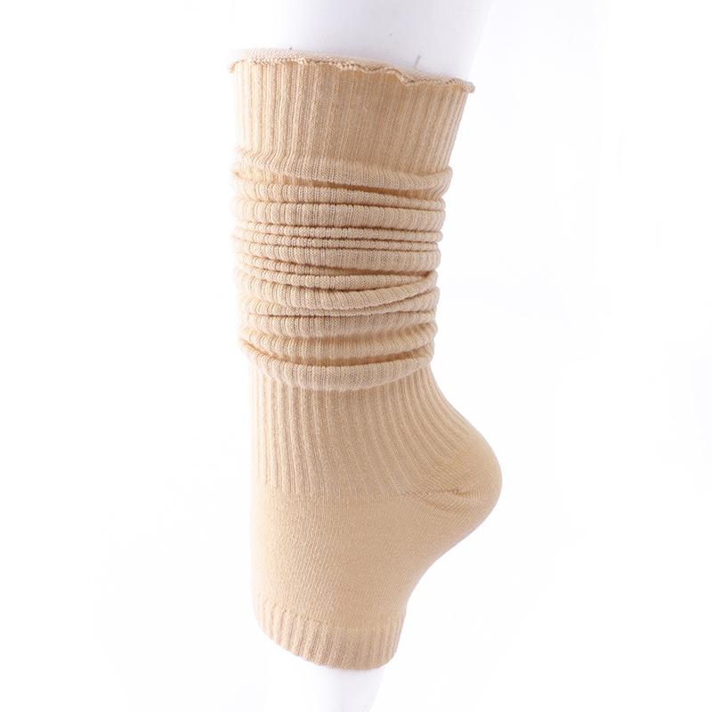 Women's Lace Knitted Long Tube Push Socks Solid Color Warmth Thicken Leg Cover Outdoor Classic Soft Winter Foot Leg Protection
