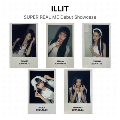 ILLIT SUPER REAL ME Debüt Showcase Offizielle Fotokarte