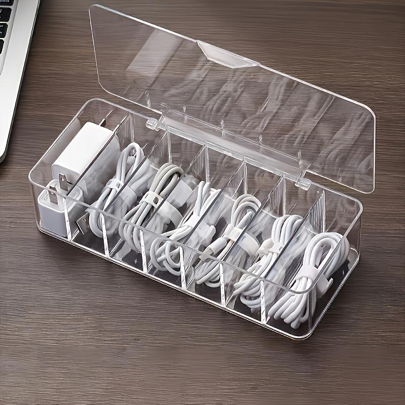 Dust-proof Storage Cable Box Hub Finishing Box Desktop Data Cable Storage Box