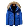 2024 Herren Mittellange Winter Daunenjacke: Dicke, Trendige, Warme Arbeitskleidung für Paare