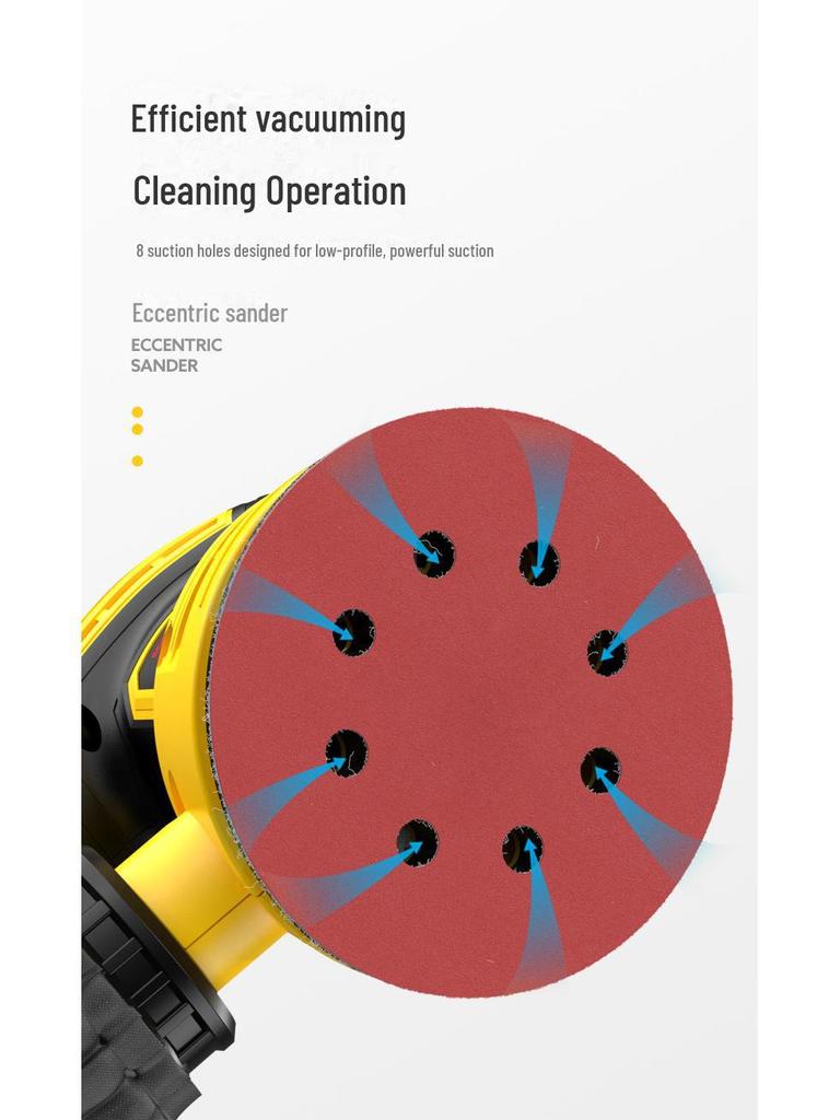 5-Inch Eccentric Sanding and Polishing Machine for Woodworking