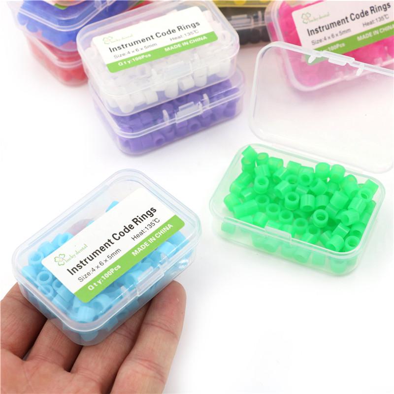 160 Anneaux De Couleur En Silicone - Pour Dentisterie Ou Codage - Boîte Neuve