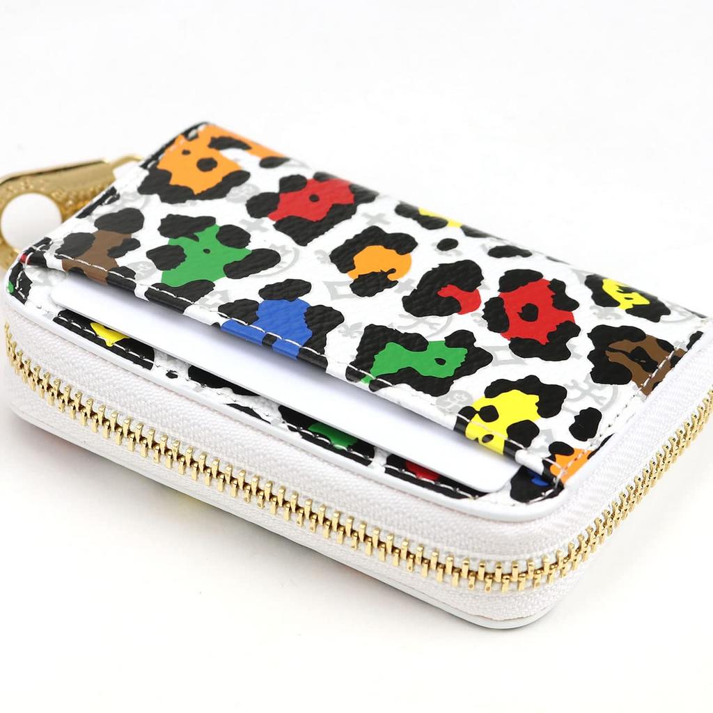 CASTELBAJAC Leopard Coin Case 029611 White