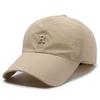 Breathable Perforated Quick-Drying Hat Sun Protection Adjustable Summer Sun Hat Letter R Embroidery Fishing Cycling Cap