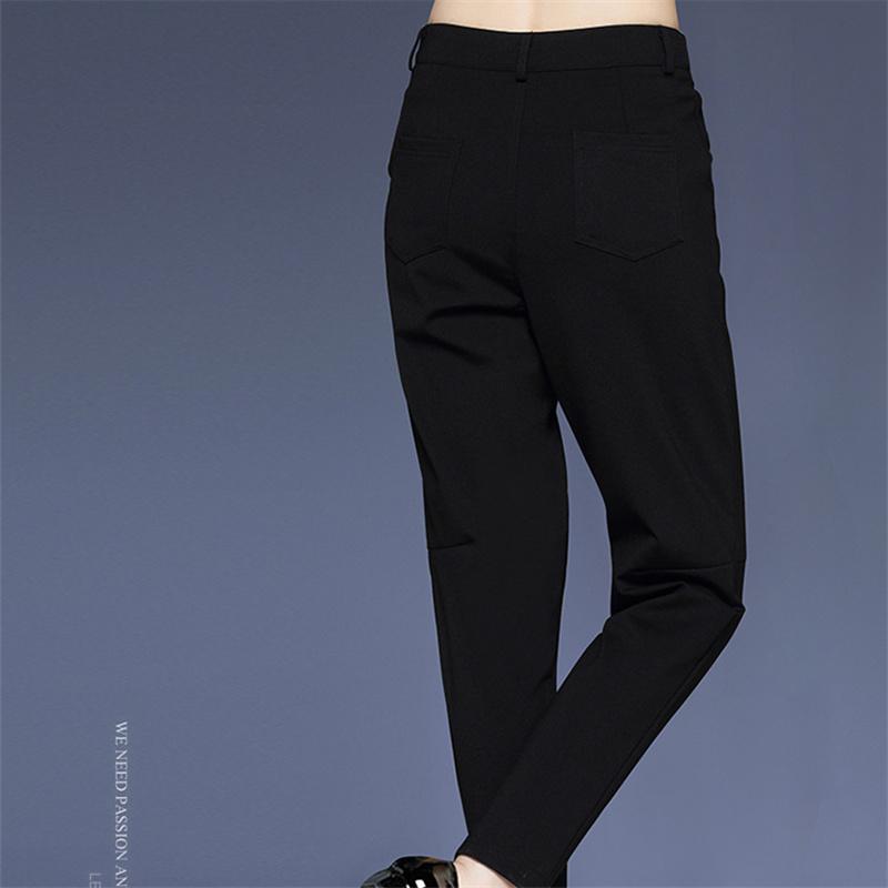 streetwear autumn loose black office women's pants female high waist harem pants capris for women trousers woman