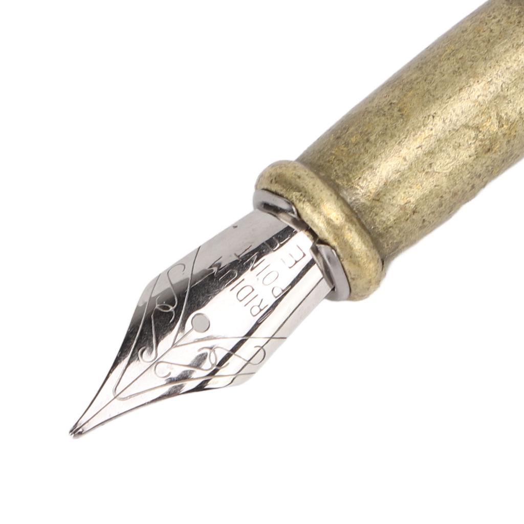 Quill Pen and Ink Set Vintage   Glossy Writting Stainless Steel Nib Wear Resistant   Delicate Texture Quill Pen