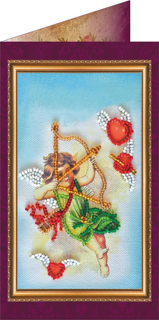 Bead Embroidery Kit Abris Art Postcard Holidays 140x84mm