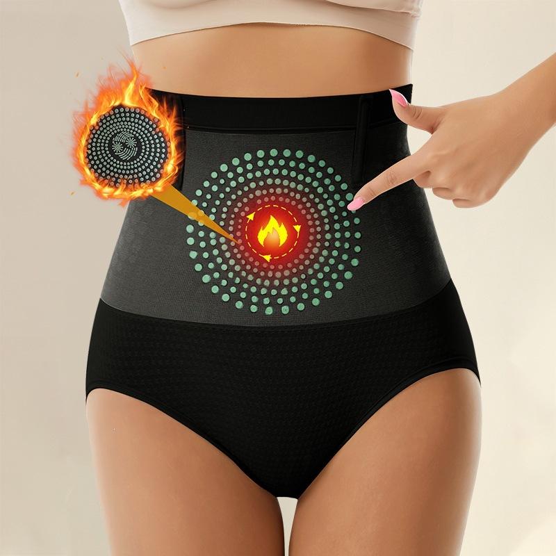 Women Seamless High Waist Honeycomb Abdomen Control Tummy Shaping Butt Lifter Panty