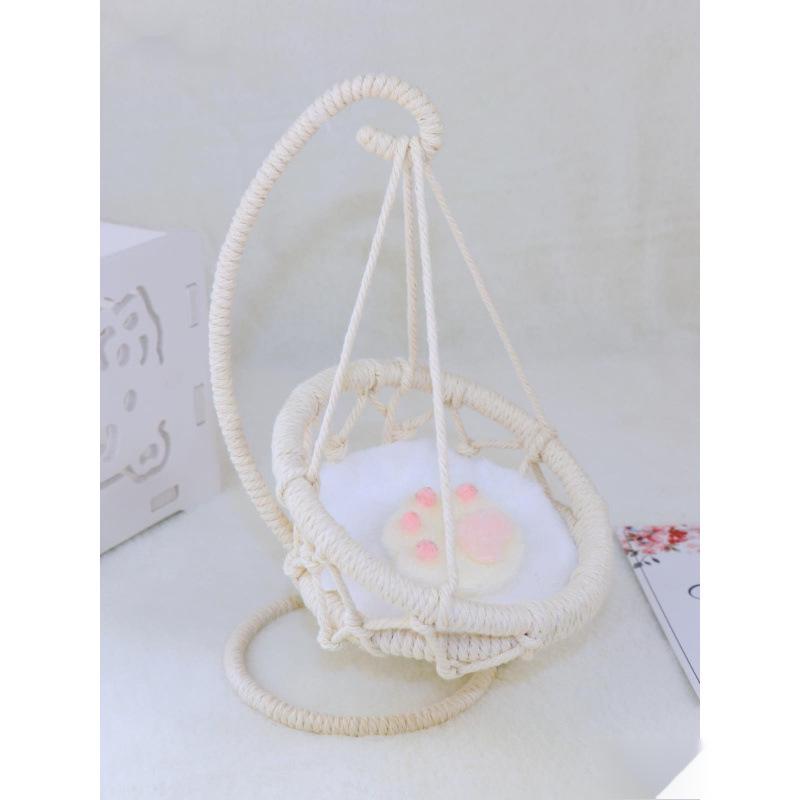 Hand-Woven Cotton Doll Hammock Chair with Free Home Shipping