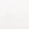 Watch Crystal Glass Lens 2Pcs 1mm Thick Round 27mm To 38.5mm Transparent Replacement for Watch Repair & DIY Projects