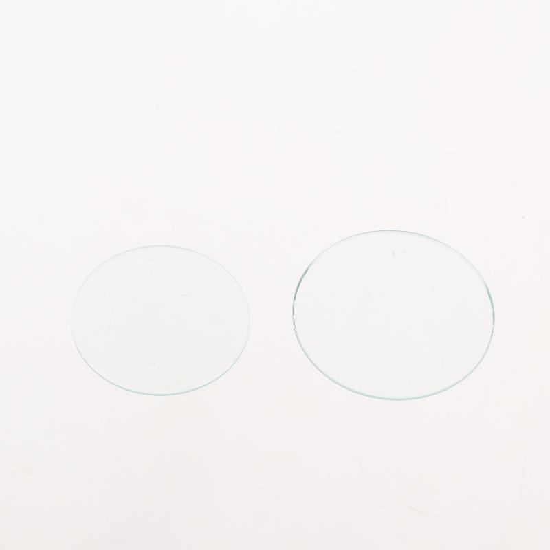 Watch Crystal Glass Lens 2Pcs 1mm Thick Round 27mm To 38.5mm Transparent Replacement for Watch Repair & DIY Projects