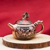 Hand-Painted Retro Horse Pot: Stress Relief & Desktop Ornament