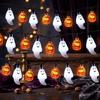 Halloween LED Spider Bat String Lights - Party & Festival Decorative Atmosphere Lights