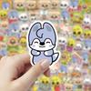 102 Skzoo Pcs Non Repeat Cute Cartoon Animal Head Emoji Stickers For Journal Diary Scrapbook K Pop Fans Craft Decor