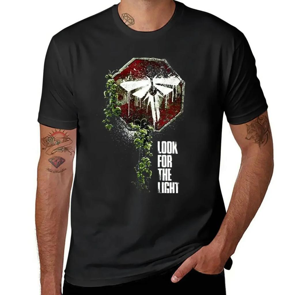 The Last of Us Joel and Ellie Family T-Shirt Sweat Boys Animal Print Plus Size Tops Mens T Shirt