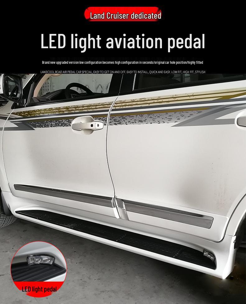 Land Cruiser LC300 Side Step Running Board for 2008-2022 Models