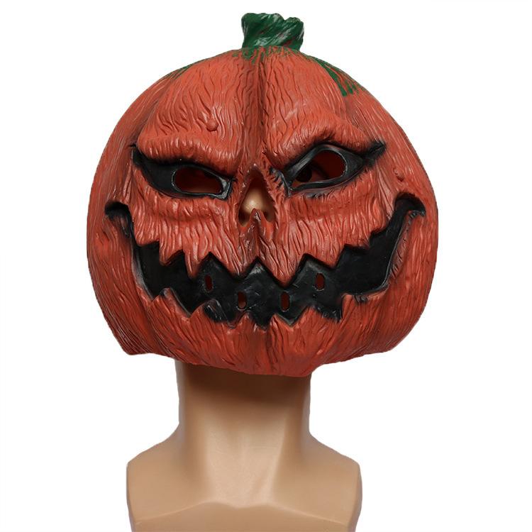 Pumpkin Latex Mask Halloween Horror Pumpkin Party Dress Up Props