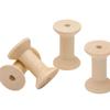 20 Stück Vintage Holzspulen Unbehandelt Hellgelb 30x22mm DIY Nähgarn Zwirn Spule Bastelbedarf zum Weben