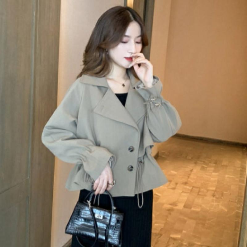 Shop   Women S 2 Way Workwear Trench Cropped Jacket Won Wjk Wb97d85
