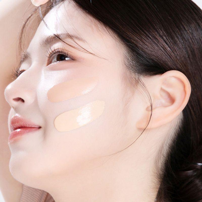 Selfie Big Cover Cushion (Pink Beige/Light Beige) + 4 More Large Puffs