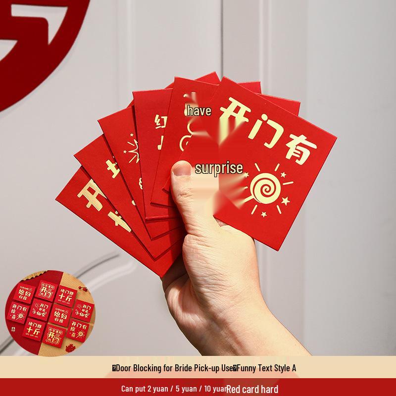 Premium Red Envelopes for Wedding Door Games