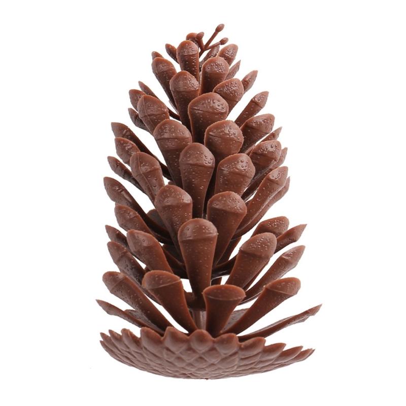 Set Of 100 Realistic Pinecones Christmas