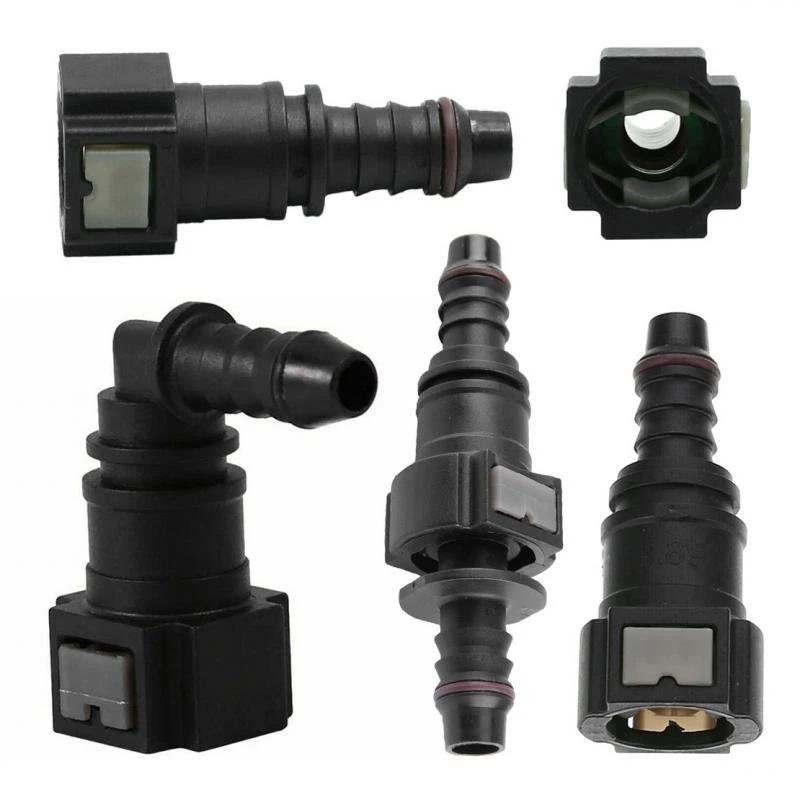 9.49 ID6 Car Fuel Quick Release Hose Connector Diesel Oil Pipe Pump Rubber Fitting Car Accessories Tools Fuel System Fittings7