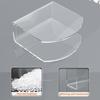 1PC Acrylic Tissue Box Holder Desktop Vertical Home Napkin Holder Tissue Box Organizer Office Hotel Restaurant Table Decor