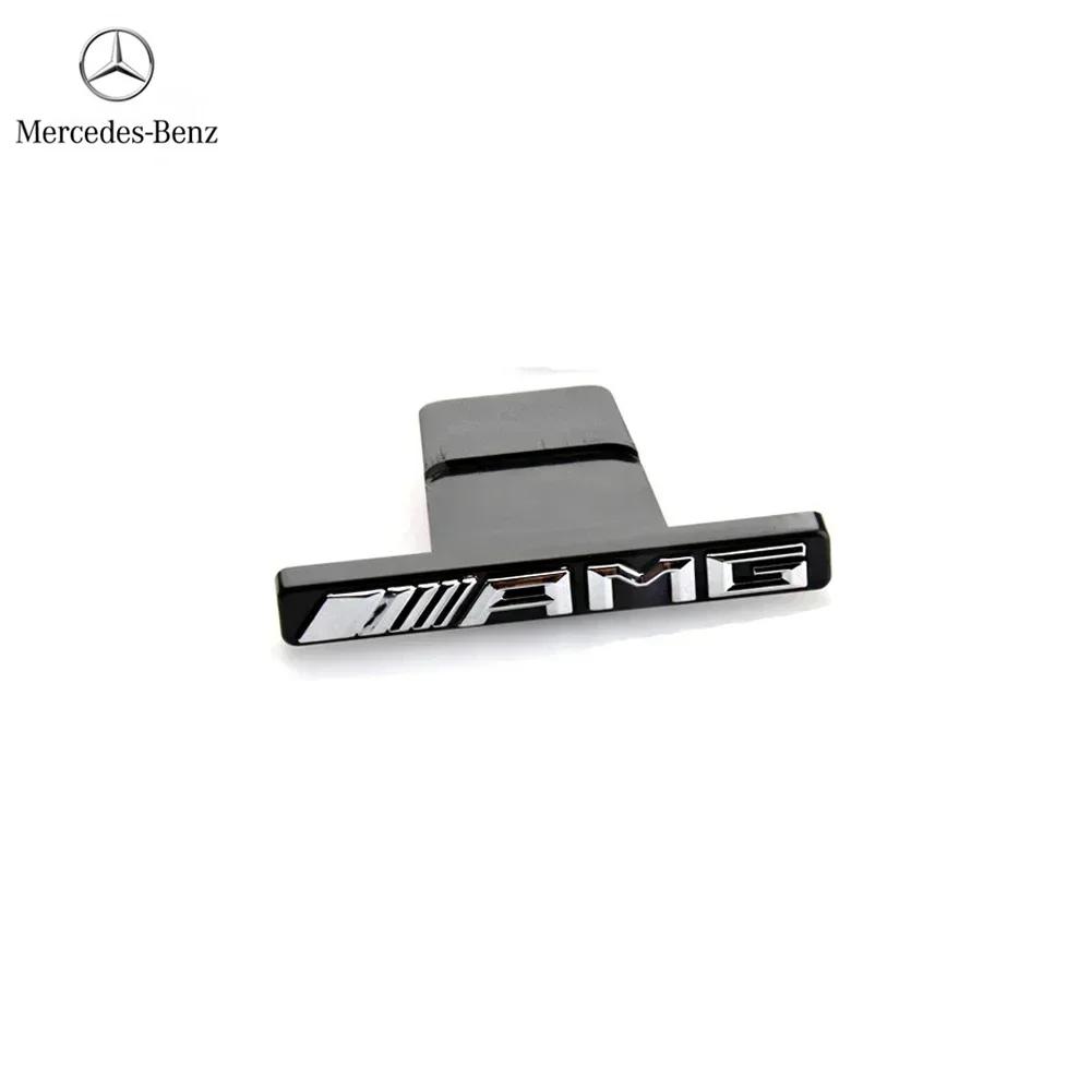 Car Sticker ABS AMG Logo Front Grille Badge Car Sticker Modification Accessories for Mercedes Benz W211 W212 W213 GLA C E S G Cl