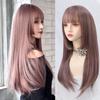 Highlights Long Straight Hair Natural Cosplay Lolita Wigs  Cosplay Party