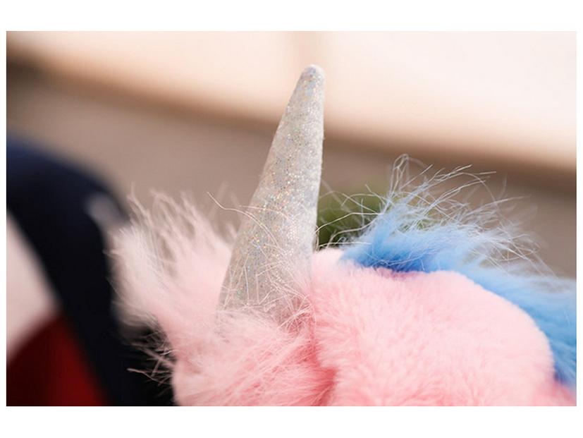 Adorable Unicorn Plush Hat with Moving Ears - Cute Pony Headgear for Kids & Adults